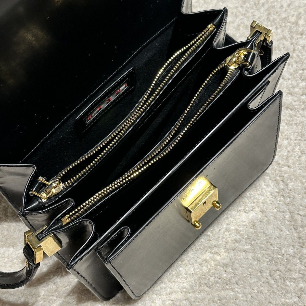 Marni Marni Truck Should Bag - Black Smooth Leather Size ONE SIZE - 8 Thumbnail