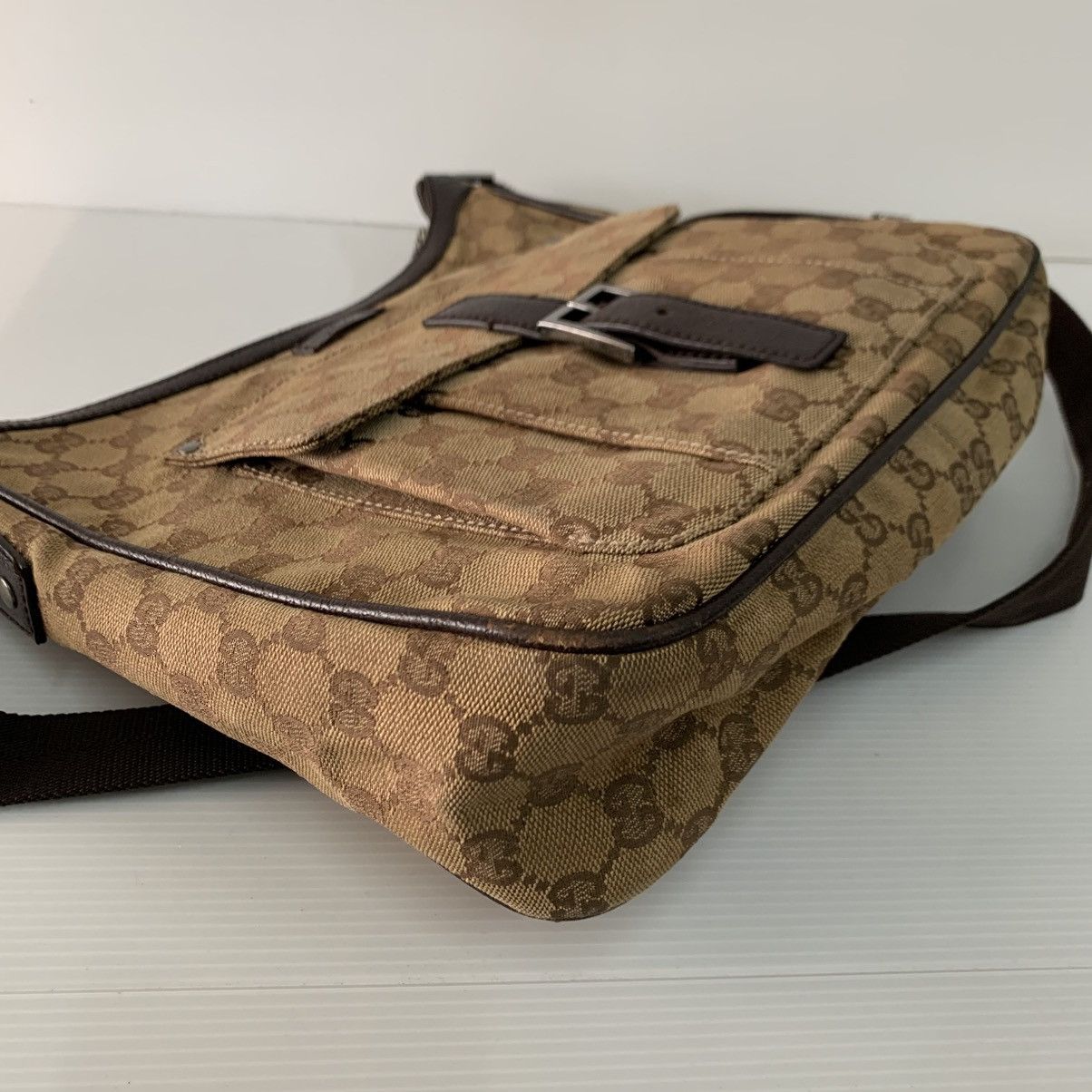 Gucci Gucci Canvas Monogram Slingbag Size ONE SIZE - 7 Thumbnail