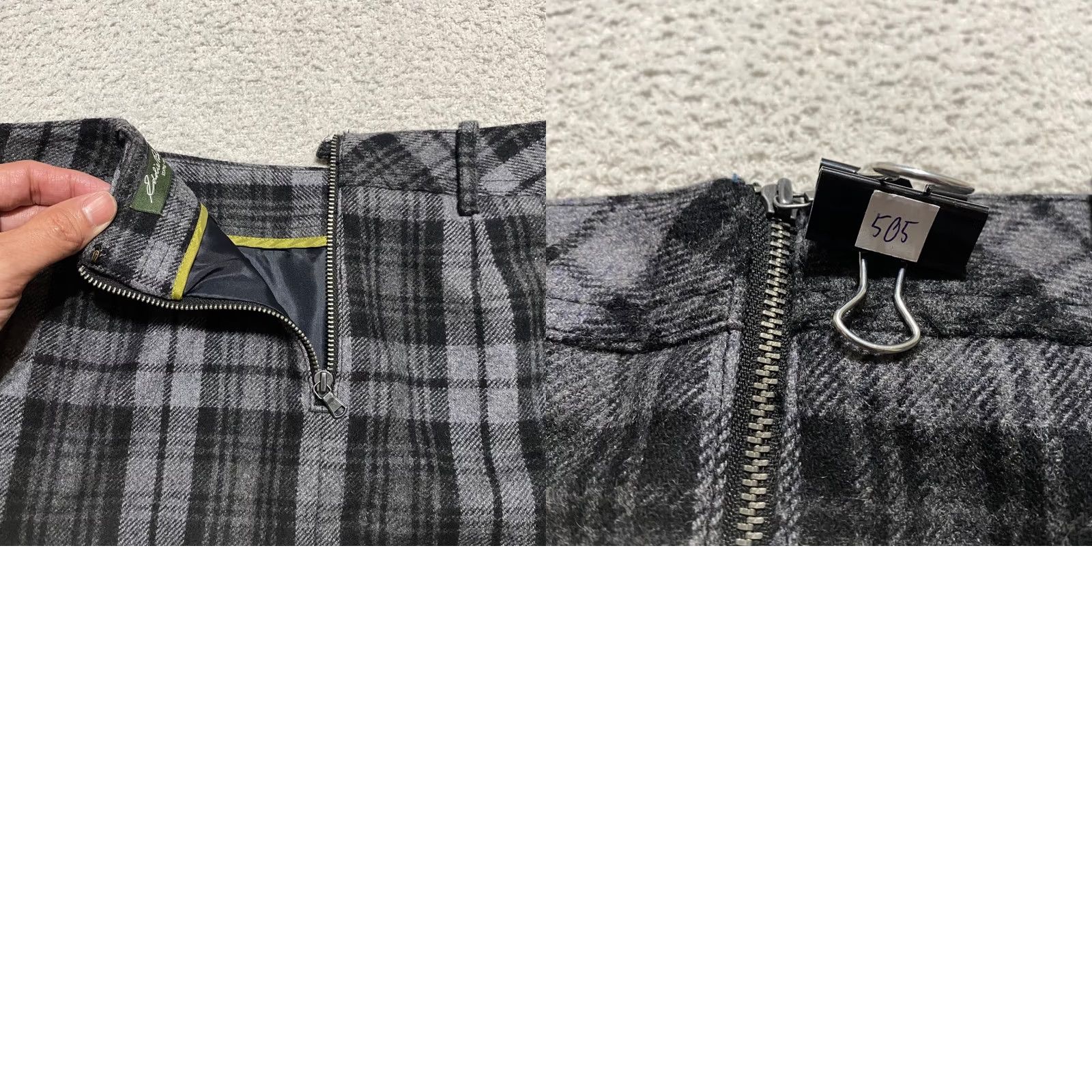 Eddie Bauer Eddie Bauer Womens Skirt Gray Plaid Mini Lined Wool 4 XS? Size 27" / US 4 / IT 40 - 8 Thumbnail