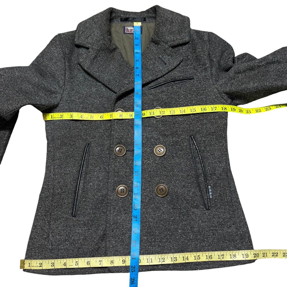 Blue Blue Japan Blue Blue Cashmere Peacoat Jacket Size US S / EU 44-46 / 1 - 16 Thumbnail
