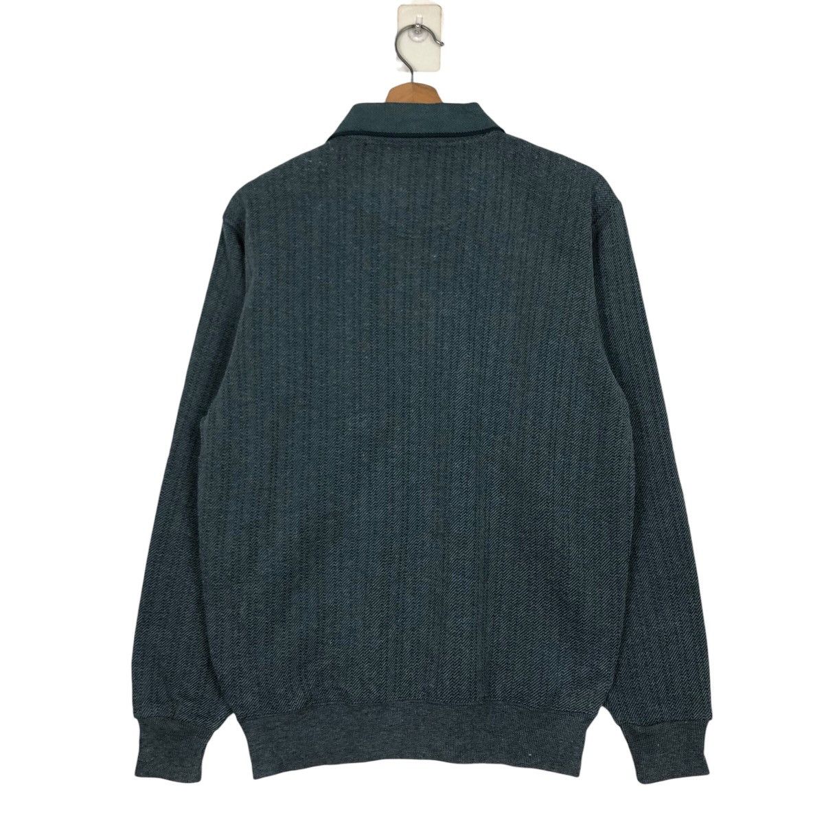 Japanese Brand × Vintage 📌Vintage Collar Sweatshirt Claudio Valentino Paris Size US L / EU 52-54 / 3 - 9 Thumbnail