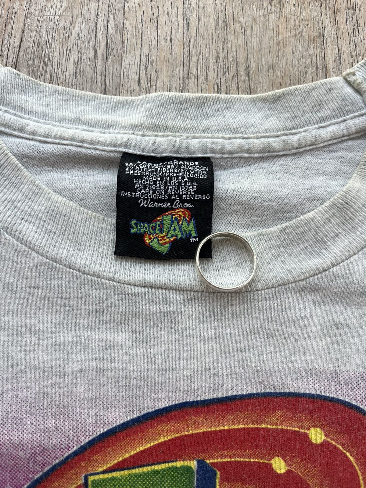 Vintage × Warner Bros Vintage SPACE JAM TAZ Get Ready To Jam 1996’s Warner bros Size US L / EU 52-54 / 3 - 4 Thumbnail