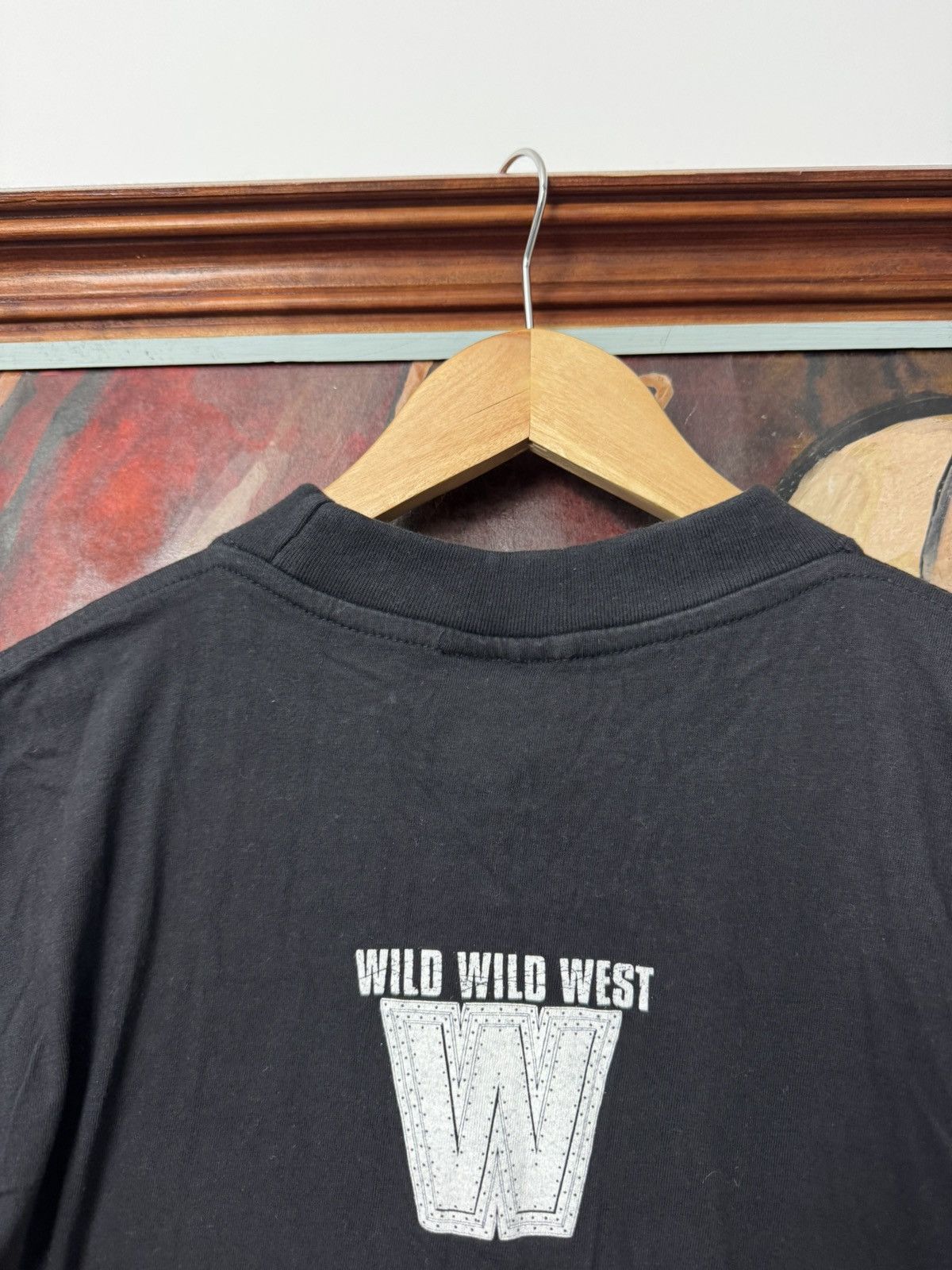 Vintage 1999 Og License Wild Wild West Movie Promo TShirt Will Smith Size US L / EU 52-54 / 3 - 4 Thumbnail