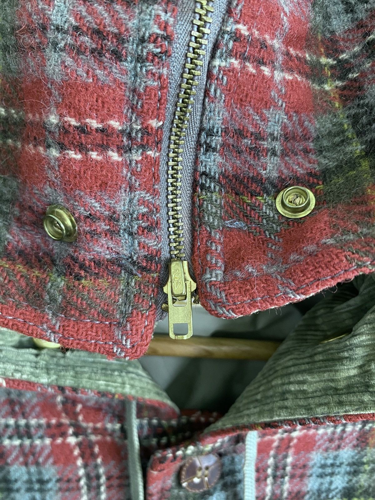Pendleton Rare Vintage Lobo By Pendelton Checkered Wool Hoodie 1970s Size US XL / EU 56 / 4 - 11 Thumbnail