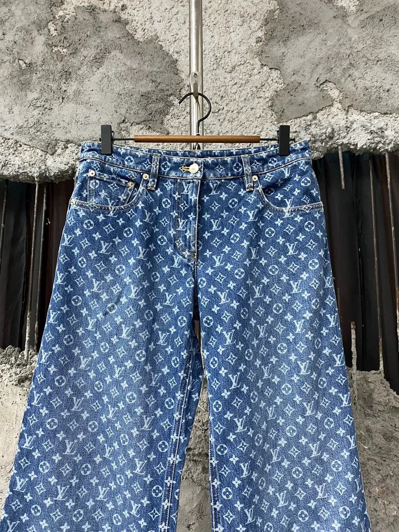 Louis Vuitton Louis Vuitton Old Flower Jeans Size US 38 / EU 54 - 3 Thumbnail
