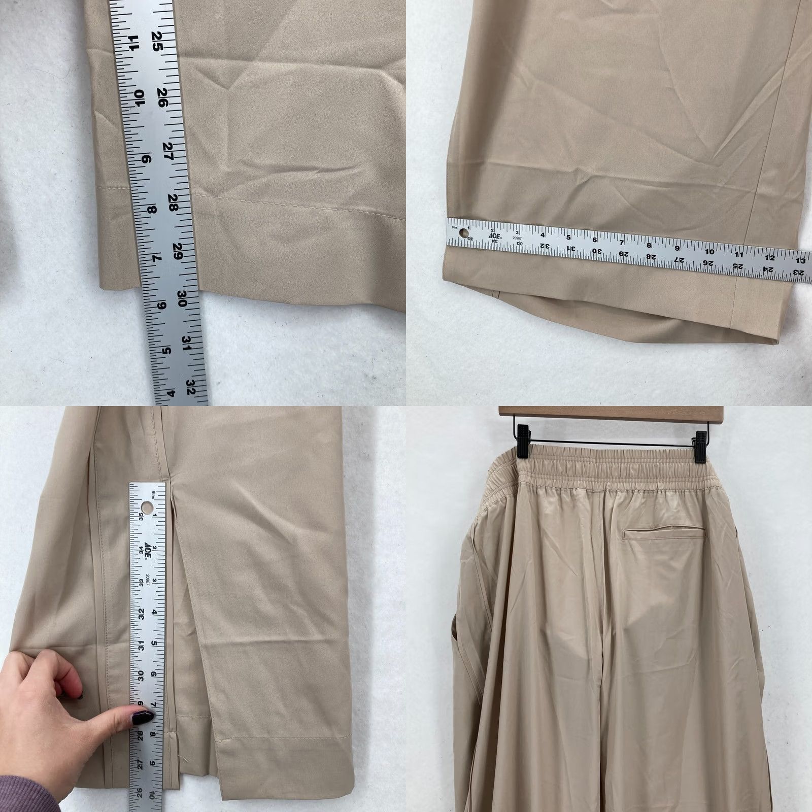 Old Navy Old Navy Active Pants Women's 2XL Pull On Wide Leg Beige Quick Dry Stretch NWT Size 28" / US 6 / IT 42 - 9 Thumbnail