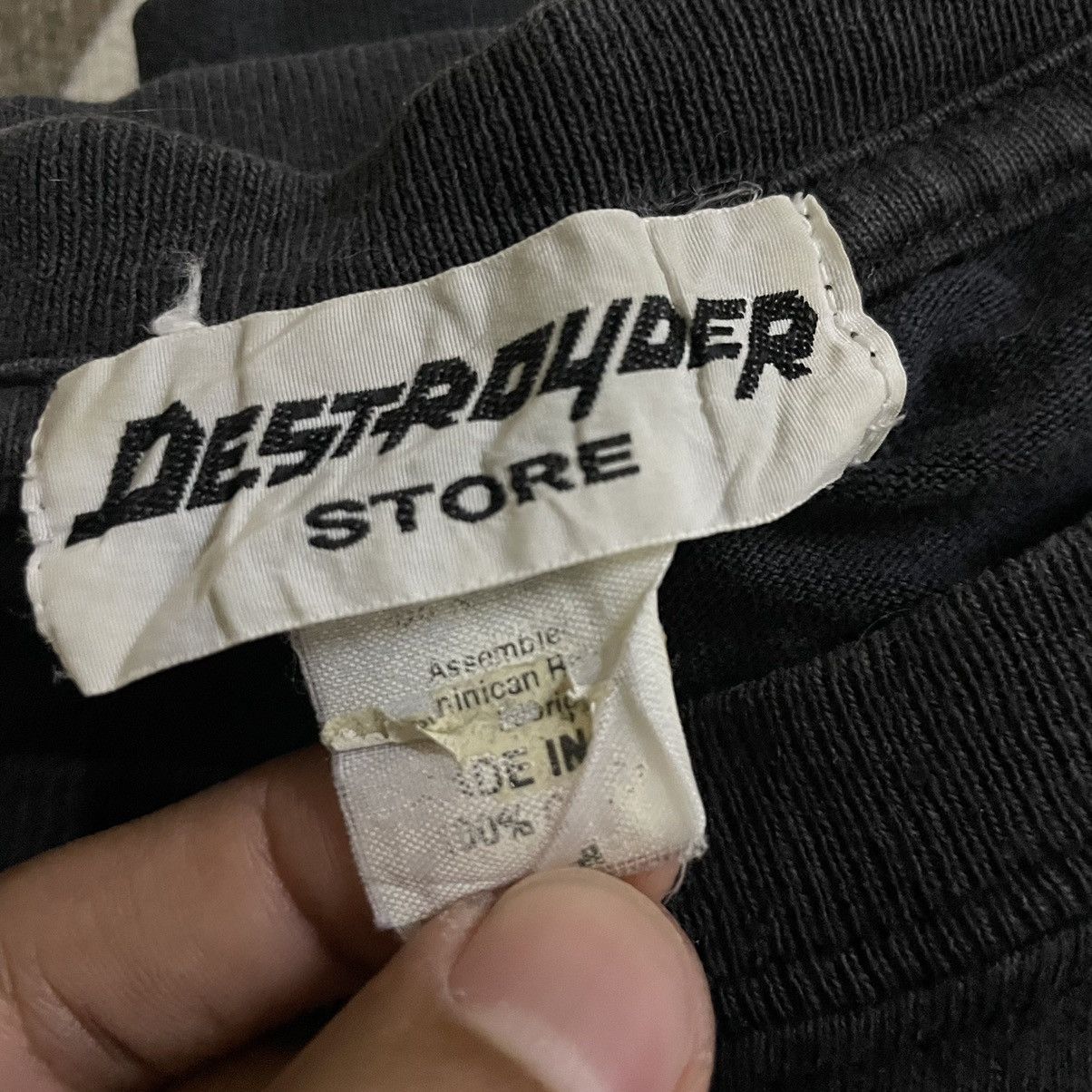 Band Tees VINTAGE Y2K PUNK BAND DESTROYDER FLAME SKELETON Size US M / EU 48-50 / 2 - 8 Thumbnail