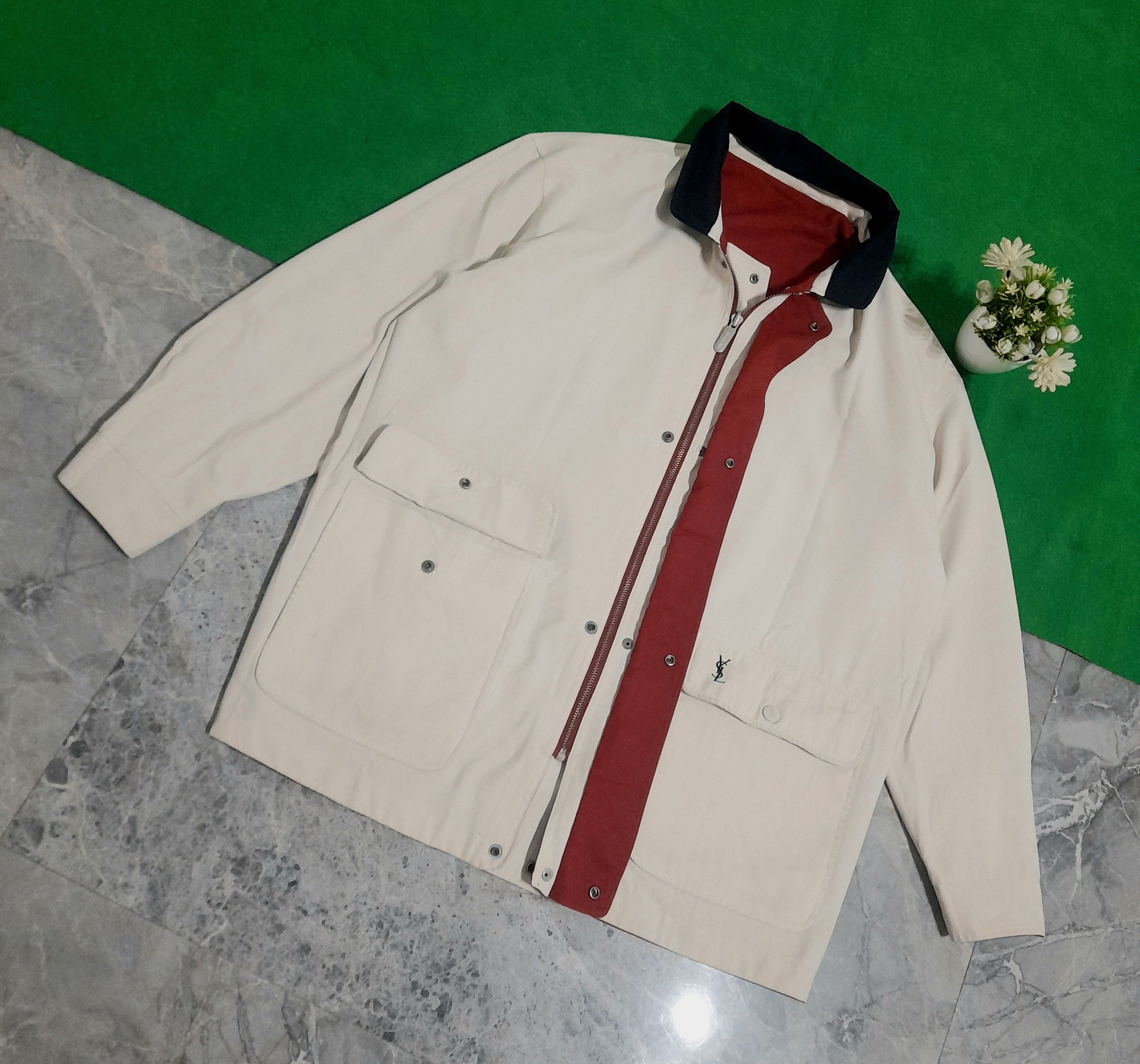 Yves Saint Laurent Vintage Yves Saint Laurent Jacket YSL Jacket Size US L / EU 52-54 / 3 - 10 Thumbnail
