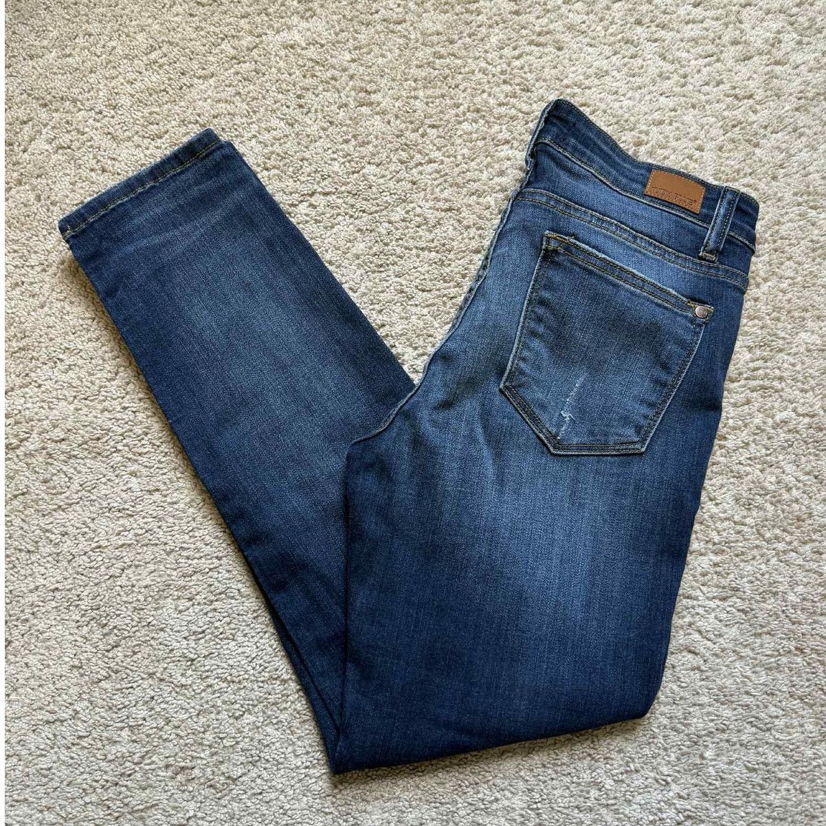 Judy Blue Judy Blue Relaxed Fit Denim Skinny Cropped Jeans Blue 9 / 29 Size 29" - 2 Thumbnail