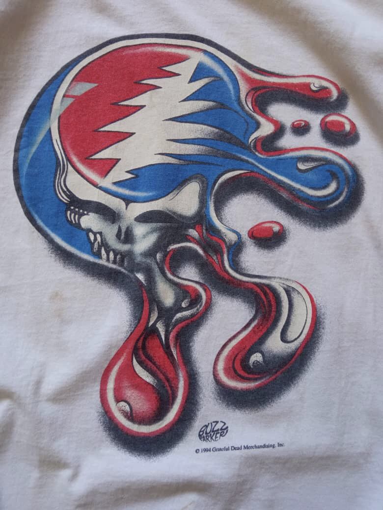 Vintage 1994 Vintage Grateful melting face Tee Size US L / EU 52-54 / 3 - 3 Thumbnail