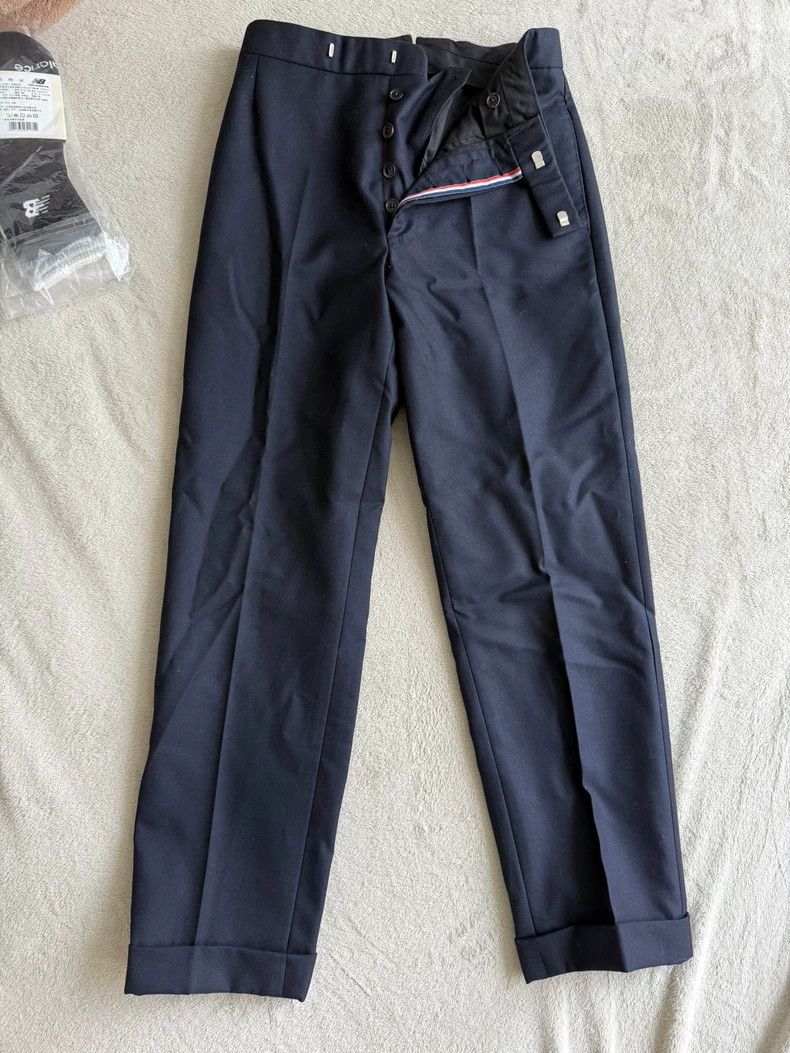 Thom Browne Thom Browne size0 Side striped trousers Size 34R - 1 Thumbnail