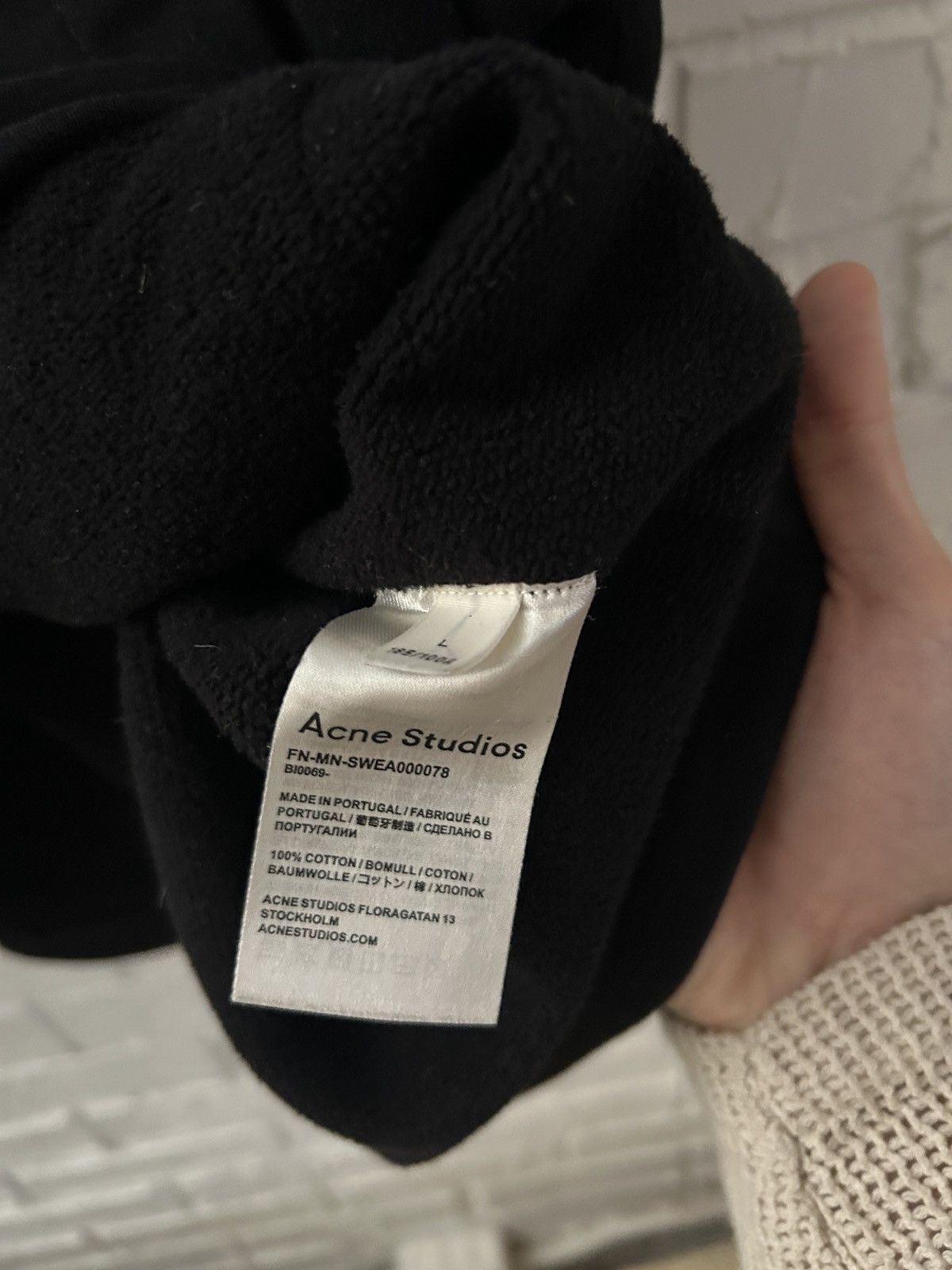 Acne Studios Logo Hoodie Size US L / EU 52-54 / 3 - 2 Thumbnail