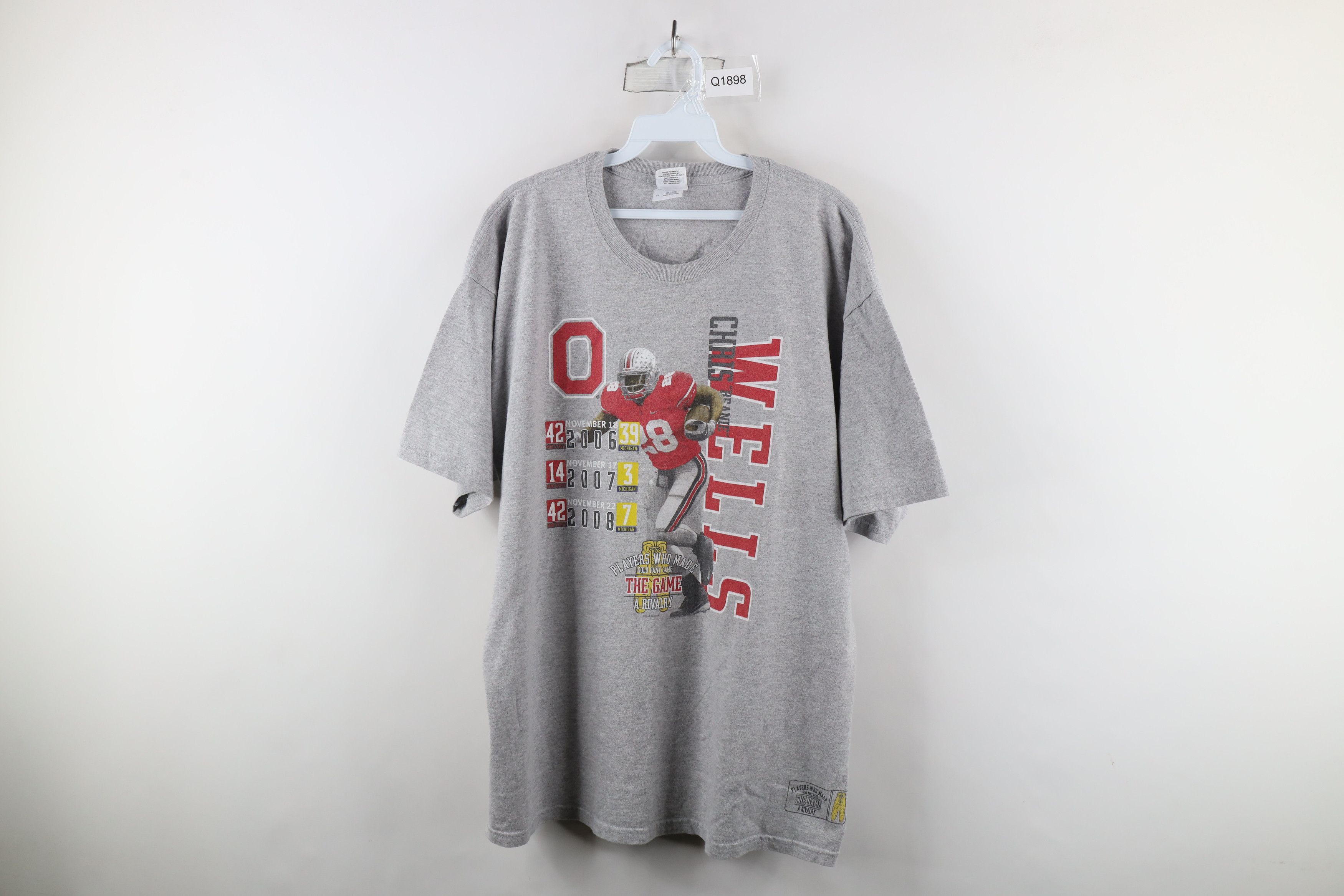 Vintage Vintage Y2K 2008 University Football Beanie Wells T-Shirt Size US XL / EU 56 / 4 - 1 Thumbnail