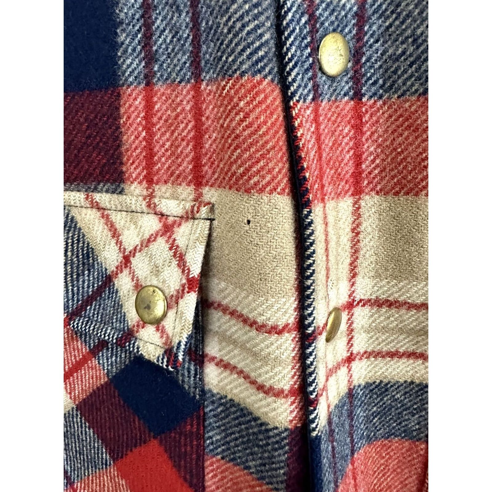 Pendleton VTG Pendleton Wool Plaid Flannel Shirt Jacket M USA Mens Size US M / EU 48-50 / 2 - 5 Thumbnail