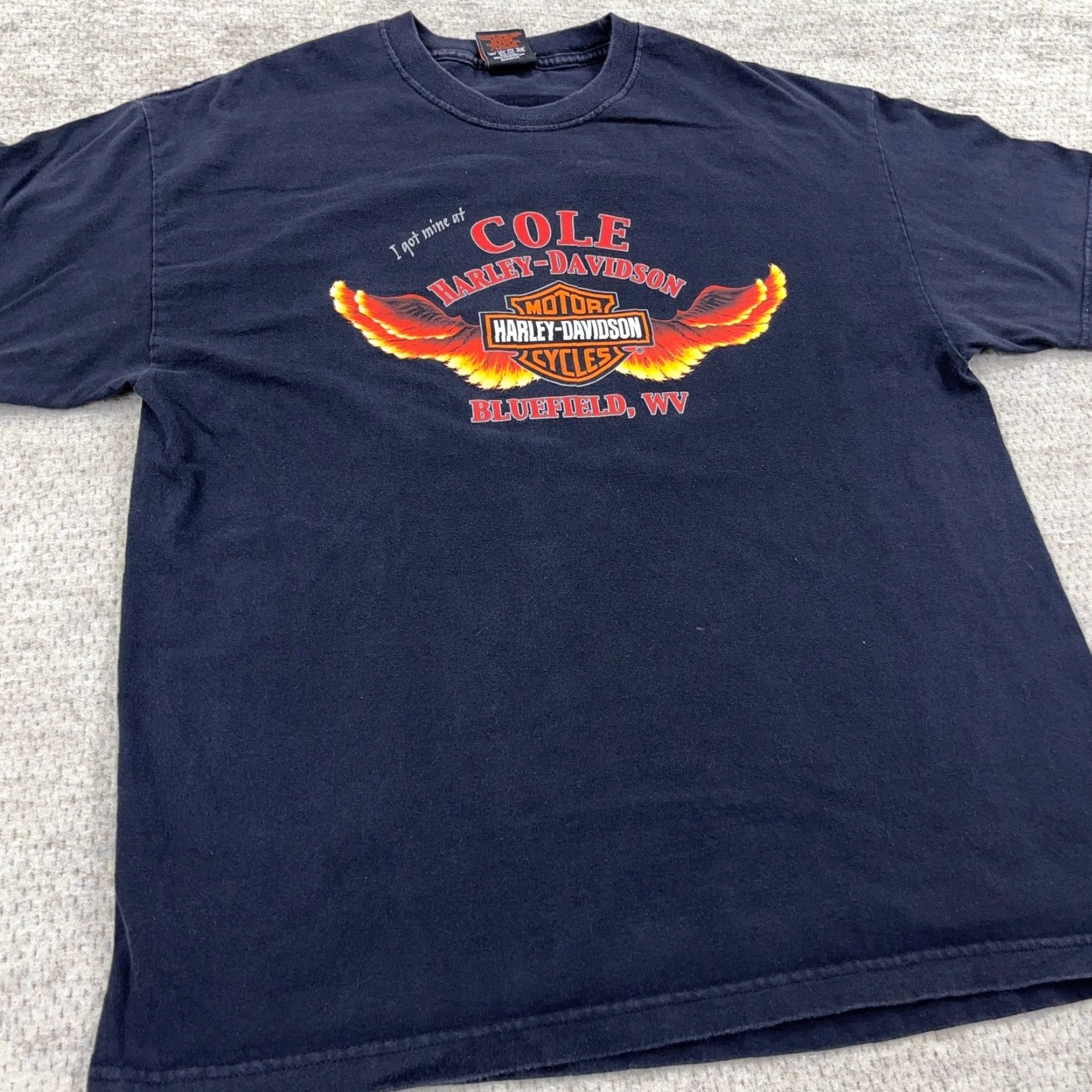 Harley Davidson VINTAGE Harley-Davidson Shirt Men XL Black Wings Shield Nature Eagle Biker B Shirt XL Black Harley-Davidson Men Vintage 80s Logo Retro USA Size US XL / EU 56 / 4 - 7 Thumbnail