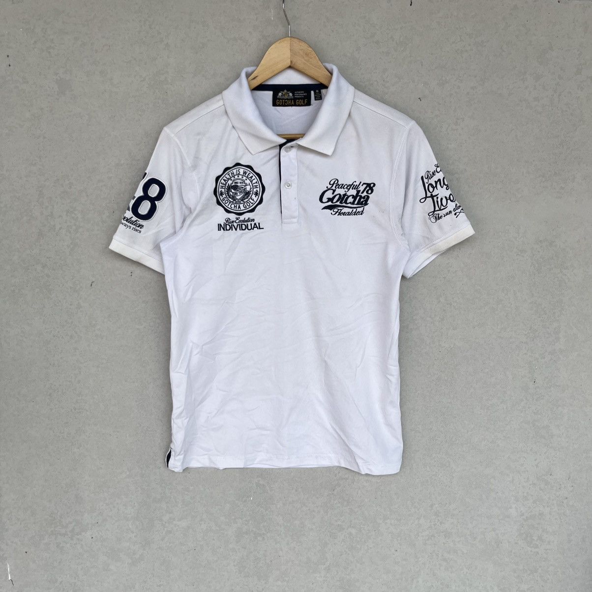 Other Vintage White Polo Shirt With Black Accents Size M Size US M / EU 48-50 / 2 - 1 Thumbnail