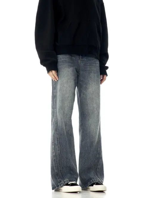 VIBE Retro American style flared washed jeans Size US 32 / EU 48 - 3 Thumbnail