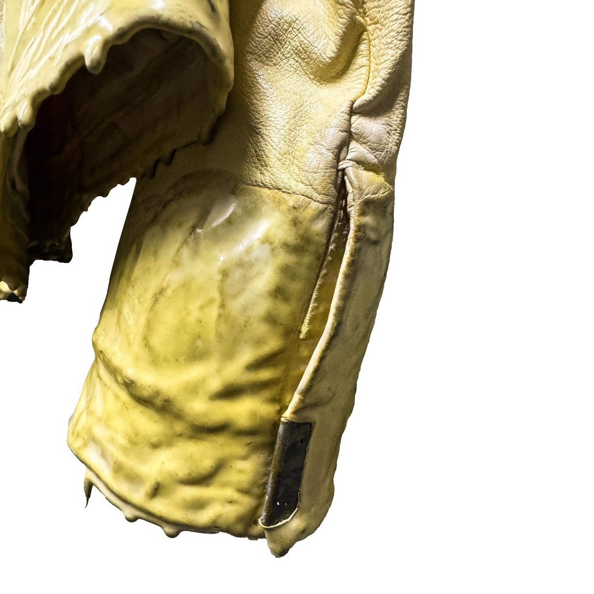 Carol Christian Poell LM/2498R Leather Jacket with Drip-rubber Size US S / EU 44-46 / 1 - 5 Thumbnail