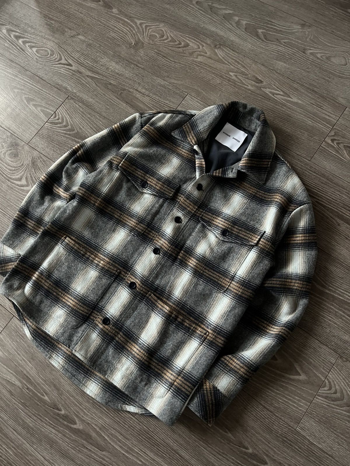 Samsoe Samsoe ‼️Samsoe Samsoe Oendal Acrylic/Wool Casual Shirt Jacket‼️ Size US M / EU 48-50 / 2 - 7 Thumbnail
