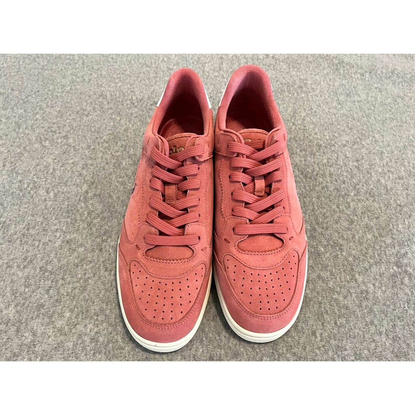Polo Ralph Lauren Polo Ralph Lauren Sneaker Mens 9.5 Leather Pink Suede Pony Shoes CRT Lux New Size US M / EU 48-50 / 2 - 2 Thumbnail