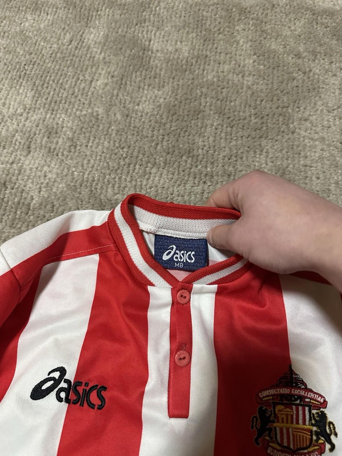 Asics SUNDERLAND 1999 2000 SHIRT FOOTBALL SOCCER JERSEY ASICS BOYS Size US XXS / EU 40 - 6 Thumbnail
