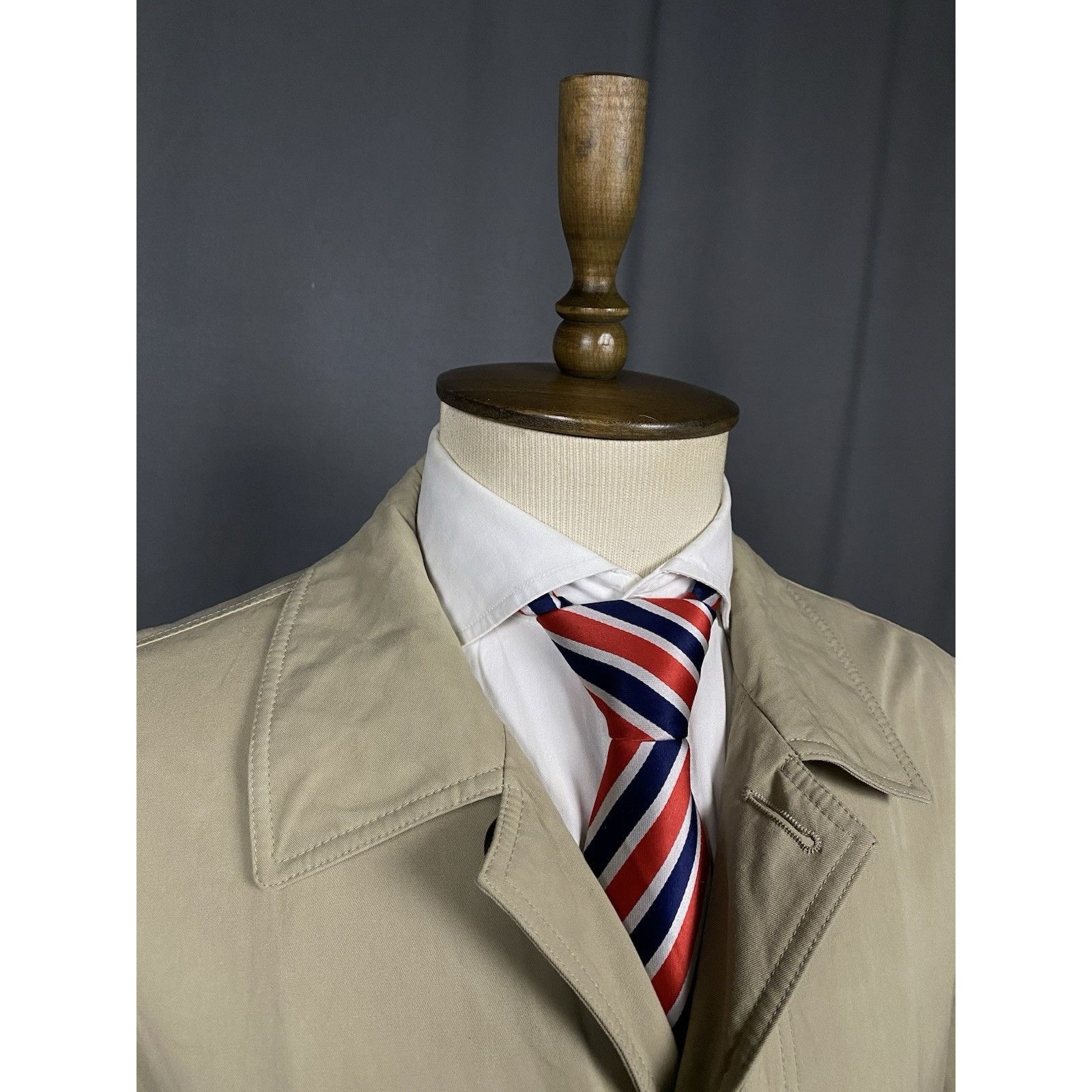 Etro ETRO Men's Beige Wool Insulated Lined Long Trench Coat Size Size US XL / EU 56 / 4 - 6 Thumbnail