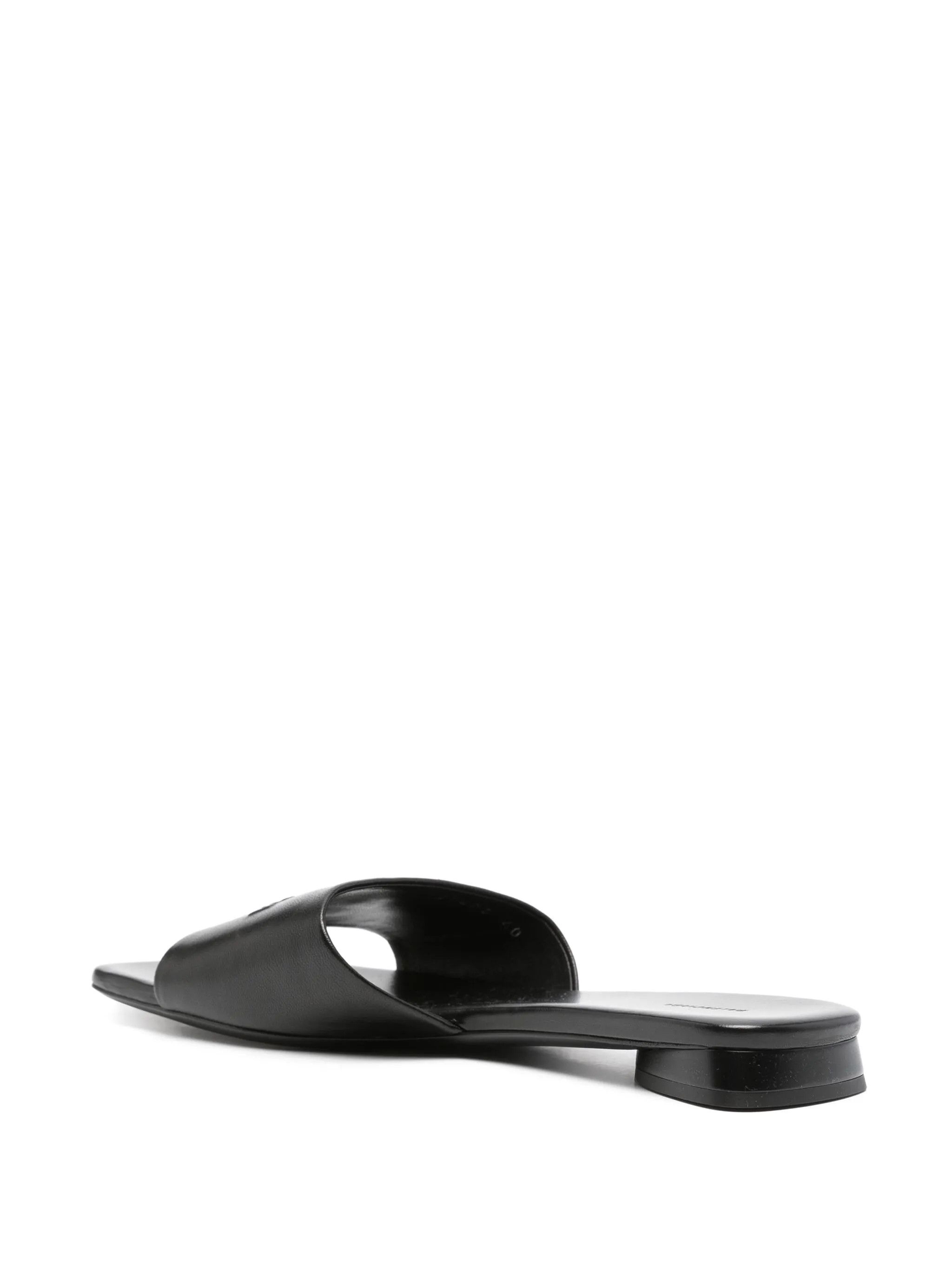 Balenciaga o1y0625 Leather Flats in Black Size US 5 / IT 35 - 3 Thumbnail