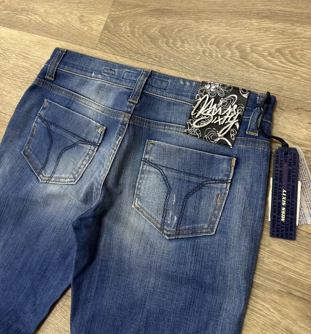 Miss Sixty Women’s Miss Sixty Flared Jeans Size M Blue Avant-Garde Size 28" / US 6 / IT 42 - 8 Thumbnail
