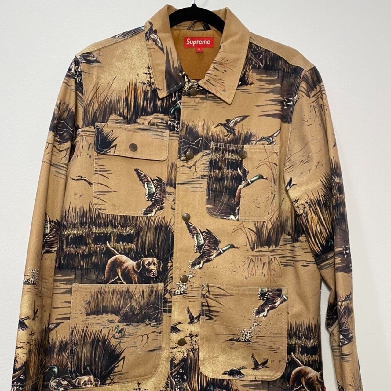 Supreme dogs and ducks chore coat online