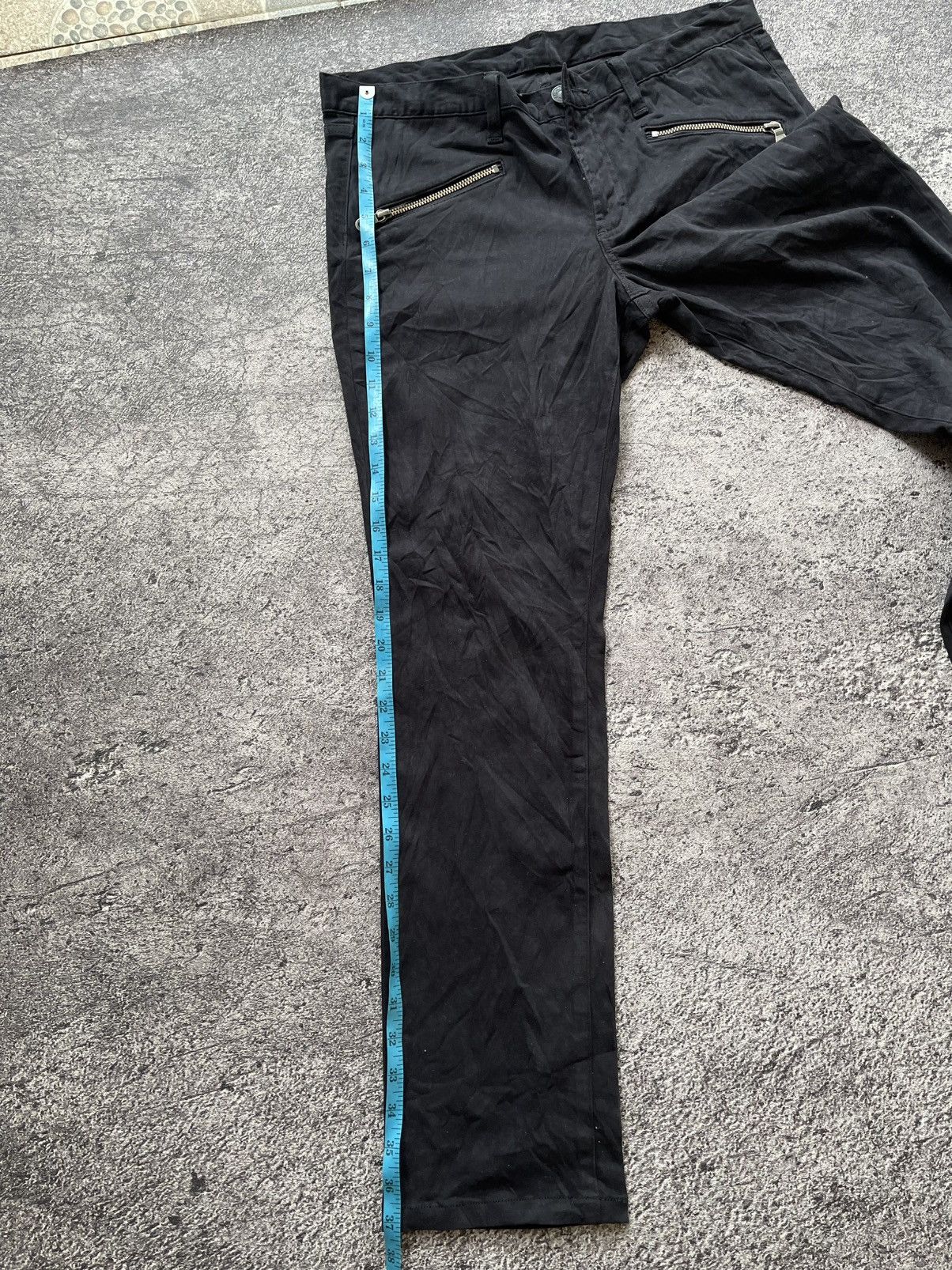 Japanese Brand Jeans Kiyoto Takase K.T Comme Ca Du Black Size US 33 - 12 Thumbnail