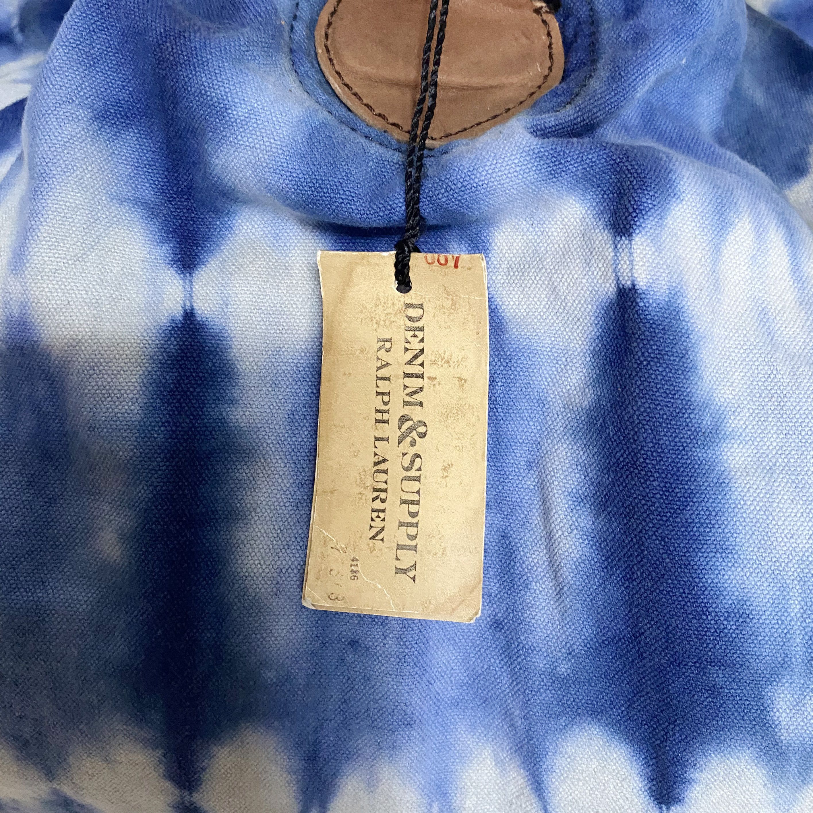 Denim & Supply Ralph Lauren Blue Tie-Dye Canvas Backpack Bag Size ONE SIZE - 10 Thumbnail