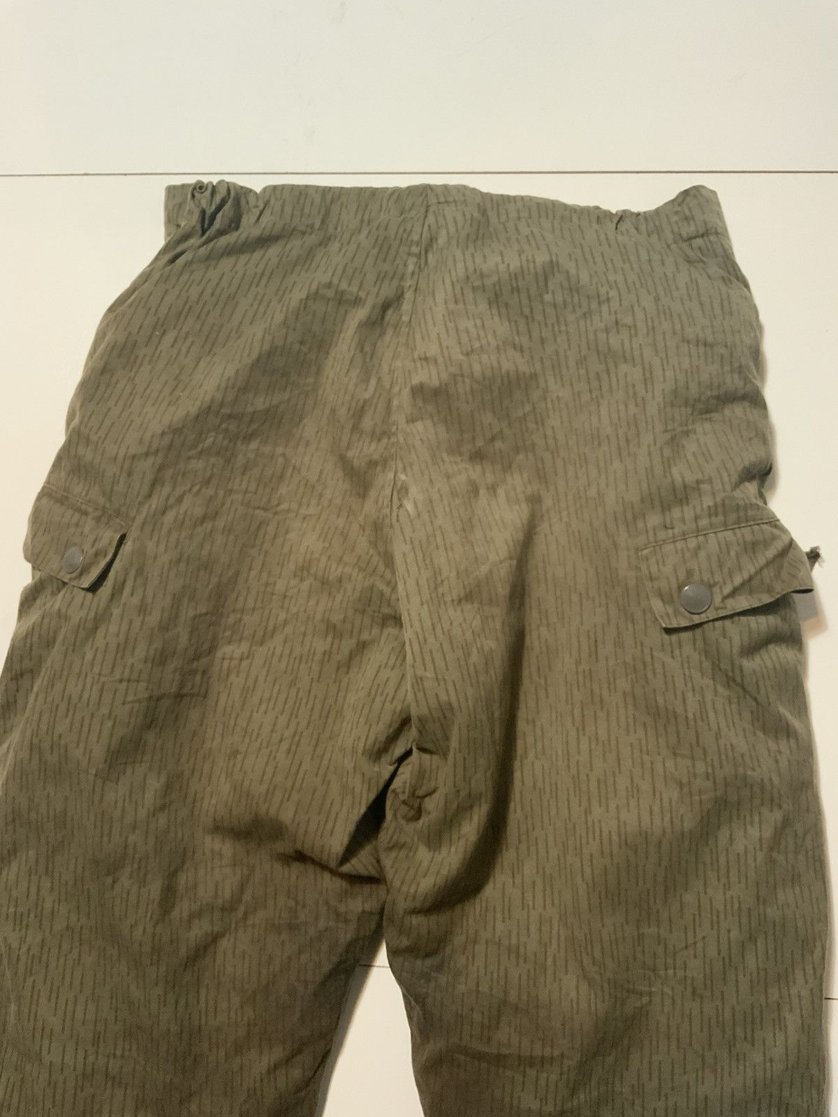 Vintage M48 East German Army Strichtarn Cargo Camo Cold War Pants Size US 38 / EU 54 - 15 Thumbnail