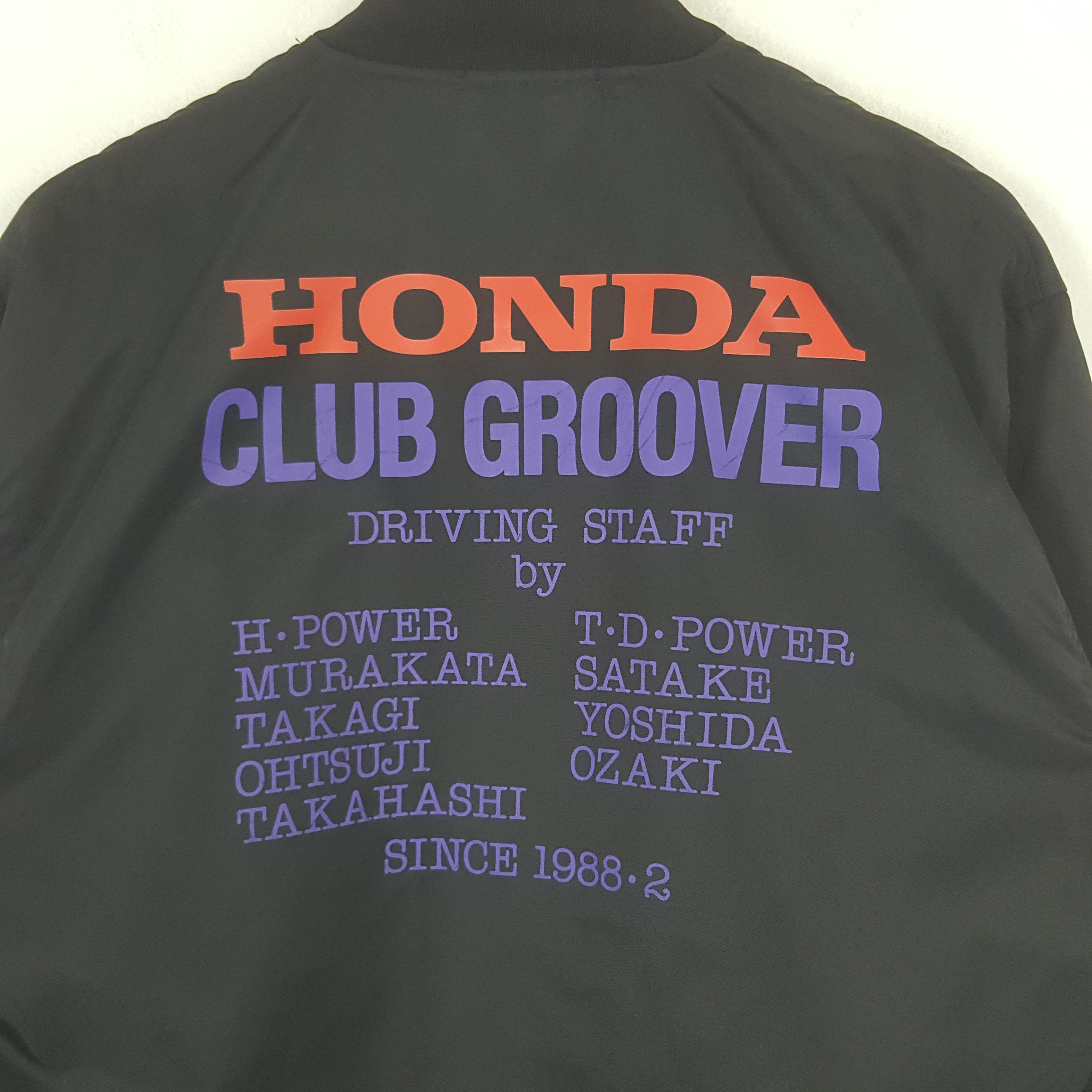 Honda Vintage Honda Club Groover Japanese Racing Jacket C289N26 Size US M / EU 48-50 / 2 - 2 Thumbnail
