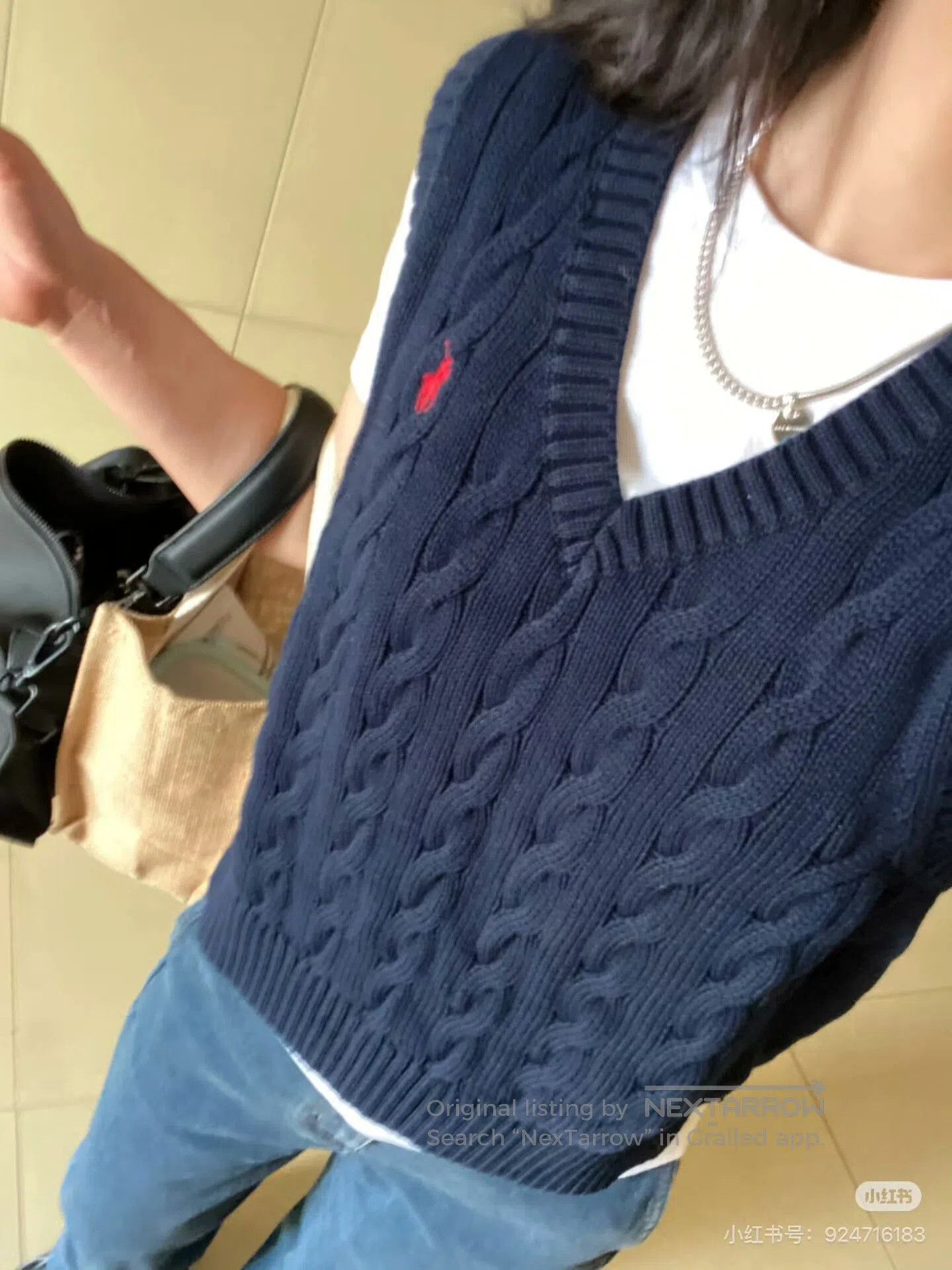 Polo Ralph Lauren Polo Ralph Lauren Cable Knit Vest. Size US L / EU 52-54 / 3 - 4 Thumbnail