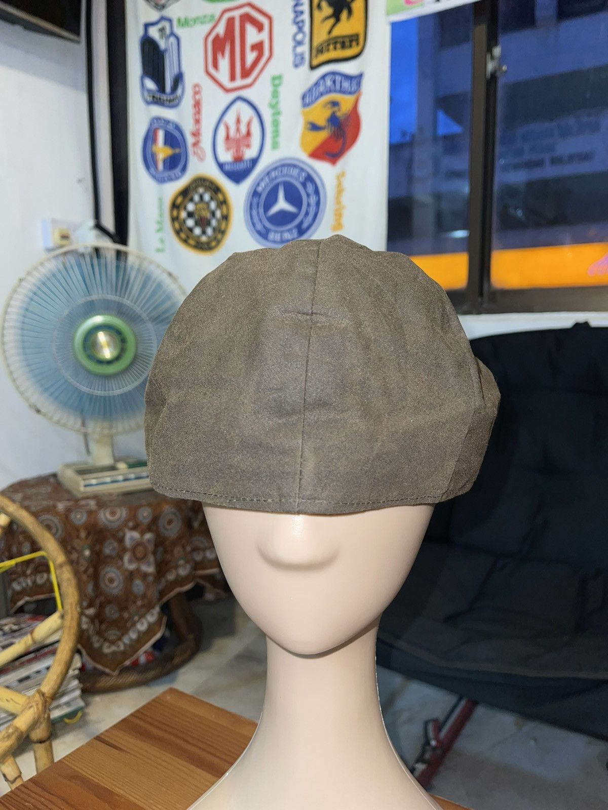 Barbour BARBOUR WAXED NEWSBOY HAT Size ONE SIZE - 2 Thumbnail