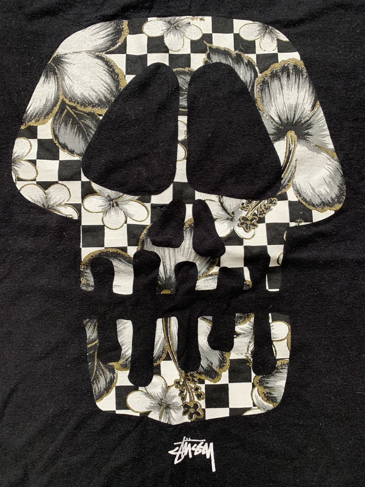 Stussy Stussy Skull & Bones Tee Black M Size US M / EU 48-50 / 2 - 2 Thumbnail