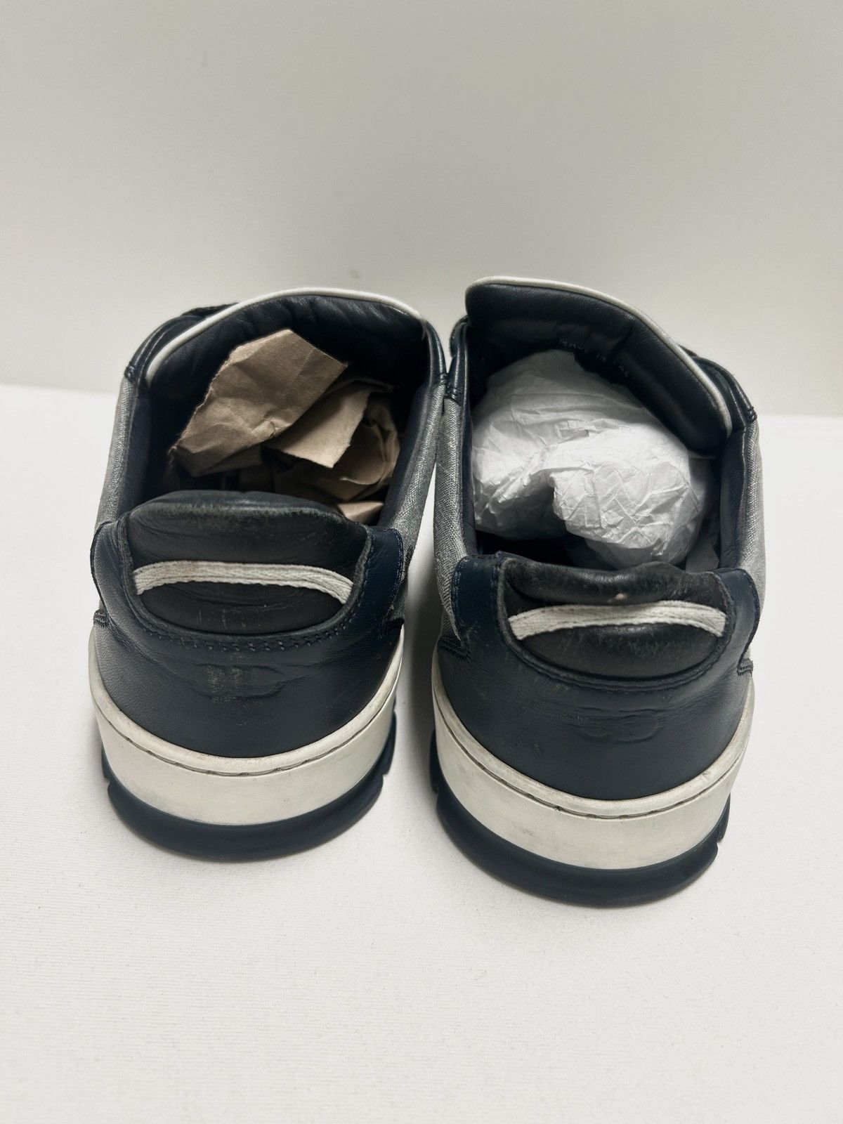 Dior SS2011 Low-Top Leather Panel Sneakers Size US 7.5 / EU 40-41 - 5 Thumbnail