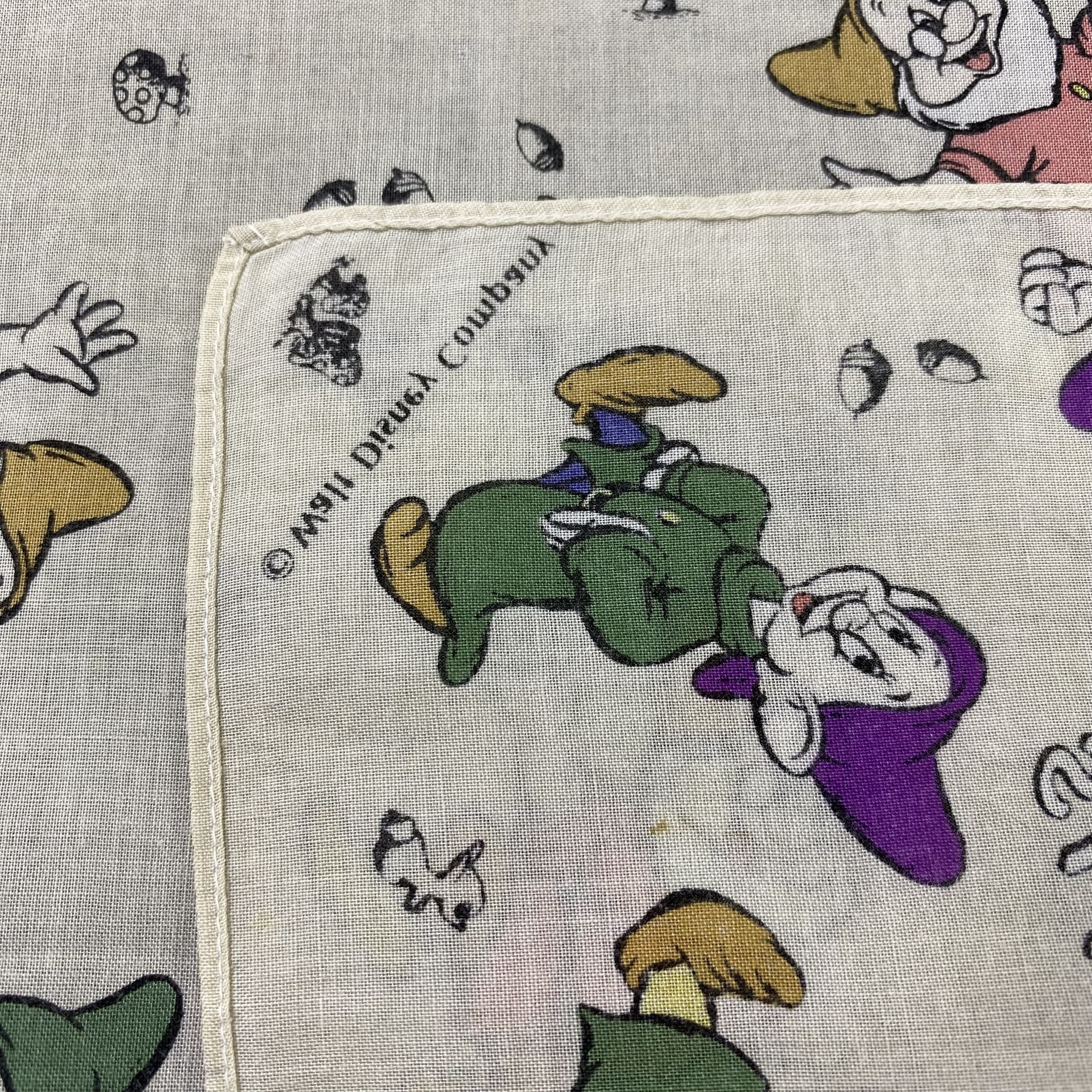 Anime × Disney The seven dwarfs Handkerchief / Bandana / Neckerchief-B1456 Size ONE SIZE - 7 Thumbnail