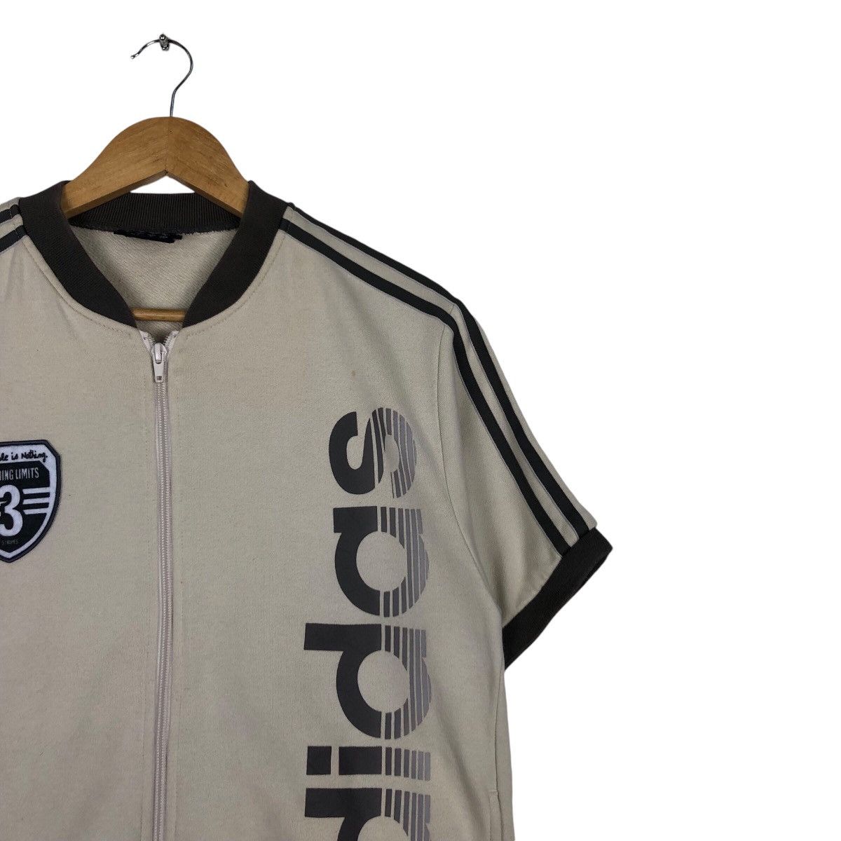 Adidas Adidas Vintage Sweater Jacket Short Sleeve Rare Size US XS / EU 42 / 0 - 5 Thumbnail