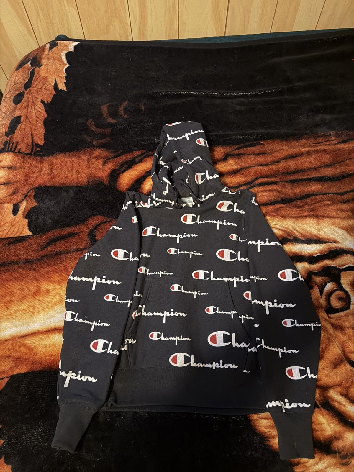 Champion Champion All Over Hoodie Size US S / EU 44-46 / 1 - 1 Thumbnail