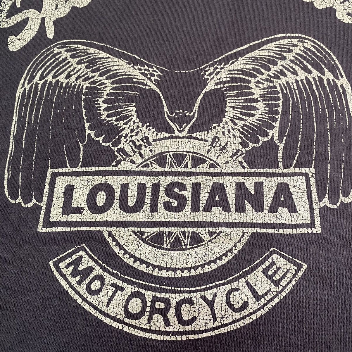 BARNS OUTFITTERS × Japanese Brand Vintage Barns Outfitters Louisiana Motorcycle Drag Racing Size US S / EU 44-46 / 1 - 8 Thumbnail