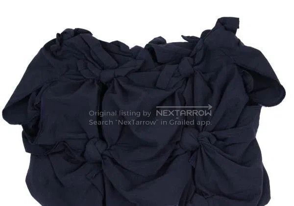 Comme des Garcons COMME des GARCONS Navy Knot Crop Top. Size US M / EU 48-50 / 2 - 5 Thumbnail