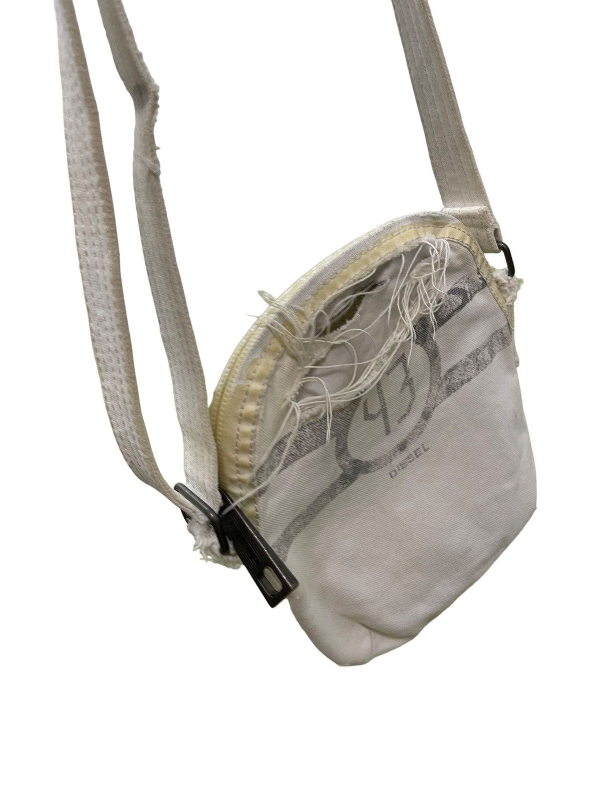 Diesel Cross Body Y2K Diesel Industries Distress Cotton Bag 1🟩 Size ONE SIZE - 2 Thumbnail