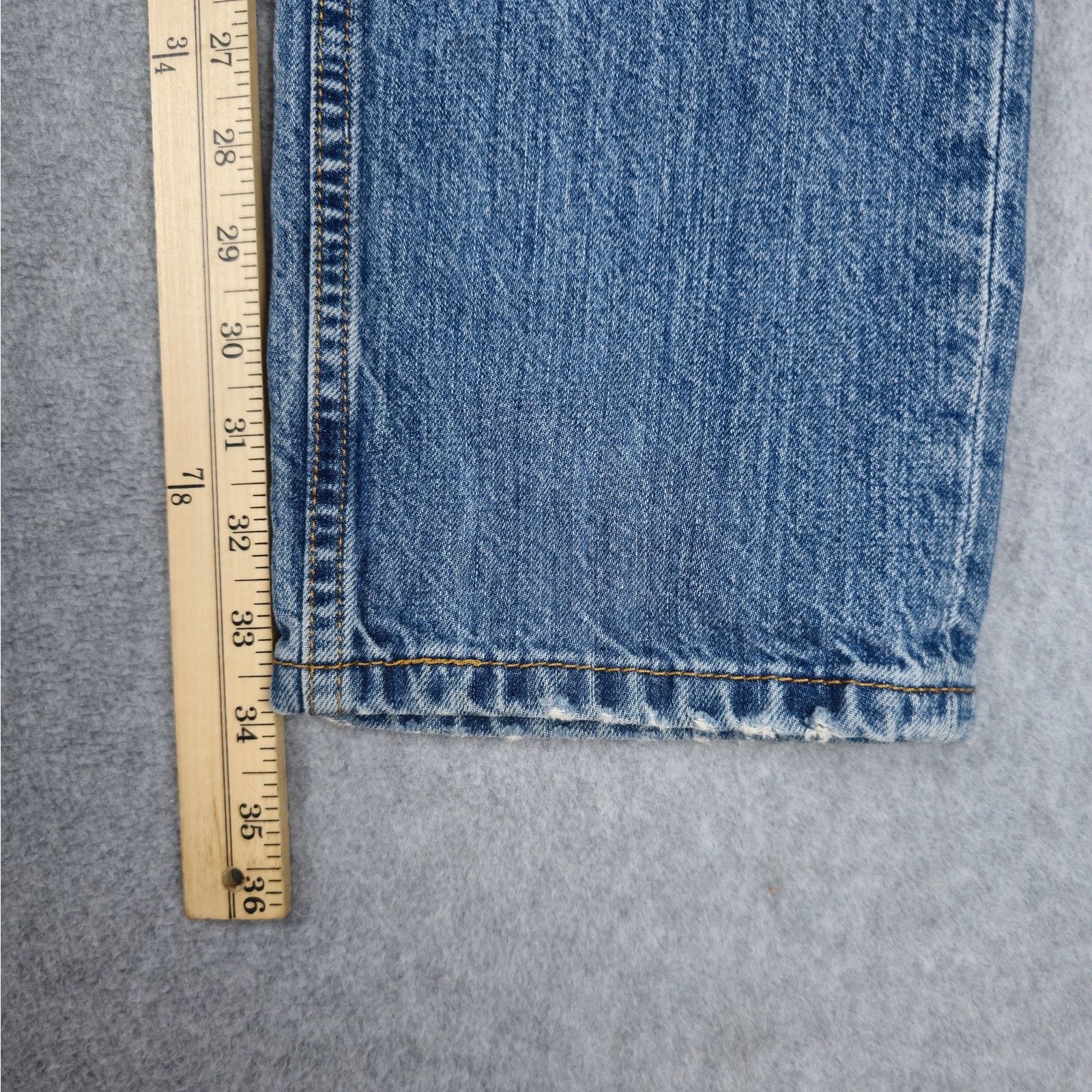 Levi's Levi's Mens 33x34 Straight Leg Distressed Jeans Size US 33 - 14 Thumbnail