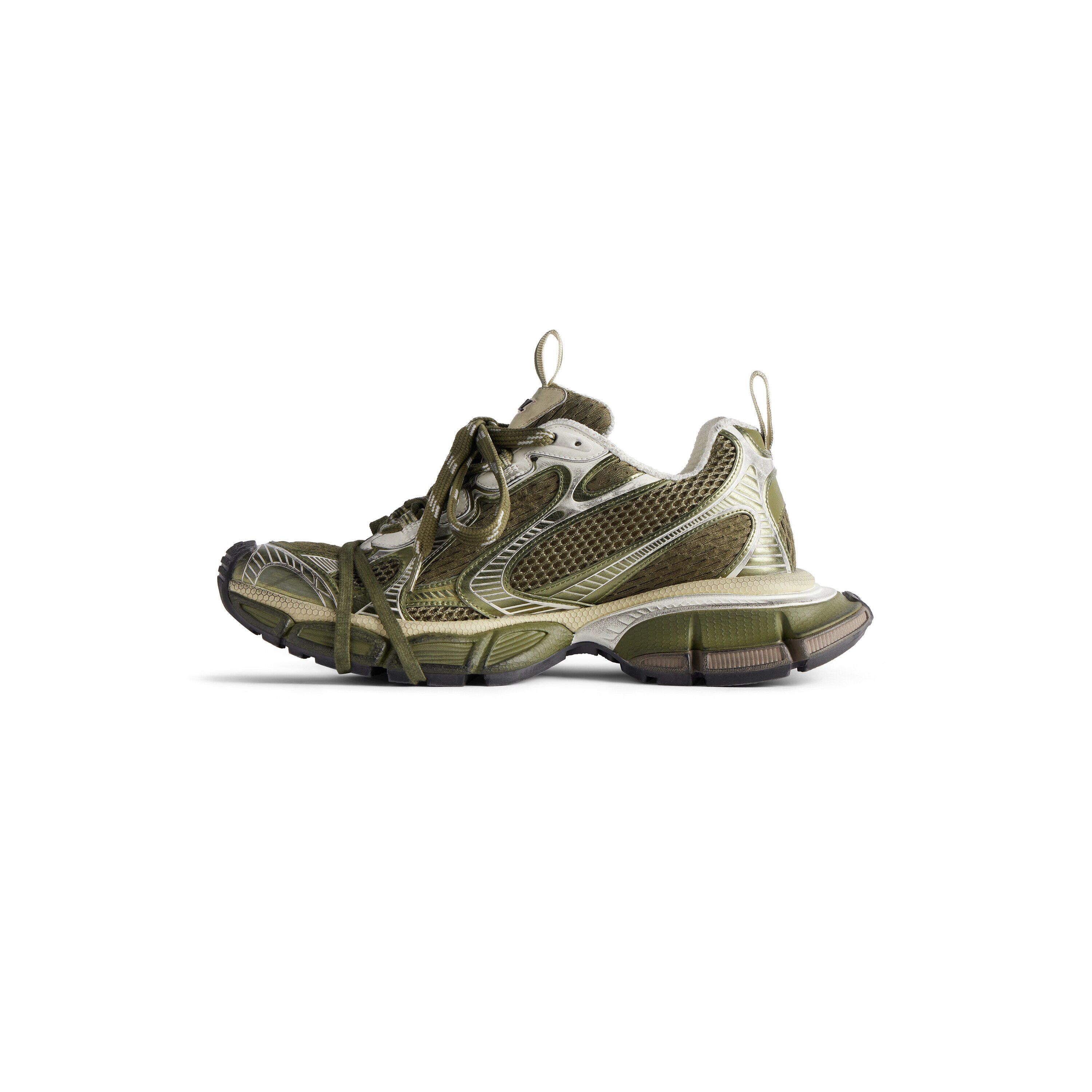 Balenciaga Balenciaga 3XL Chunky Sneaker in Dark Green/Light Beige Mesh Size US 10 / EU 43 - 6 Thumbnail