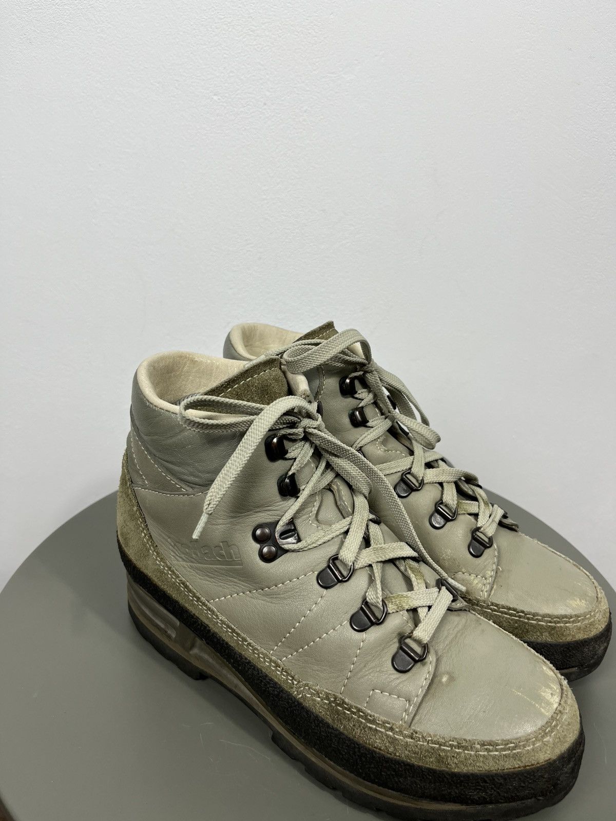 Leather Hiking Boots Womens EU 38 Vintage Outdoor Trail
