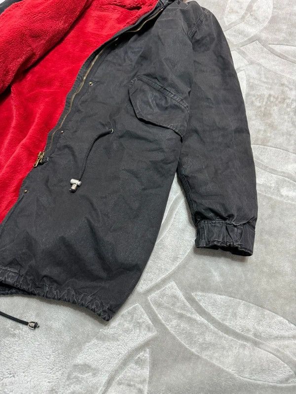 Other Blue Dream SNC Made in Italy Fur Wax Waxed Parka Jacket S Size S / US 4 / IT 40 - 5 Thumbnail