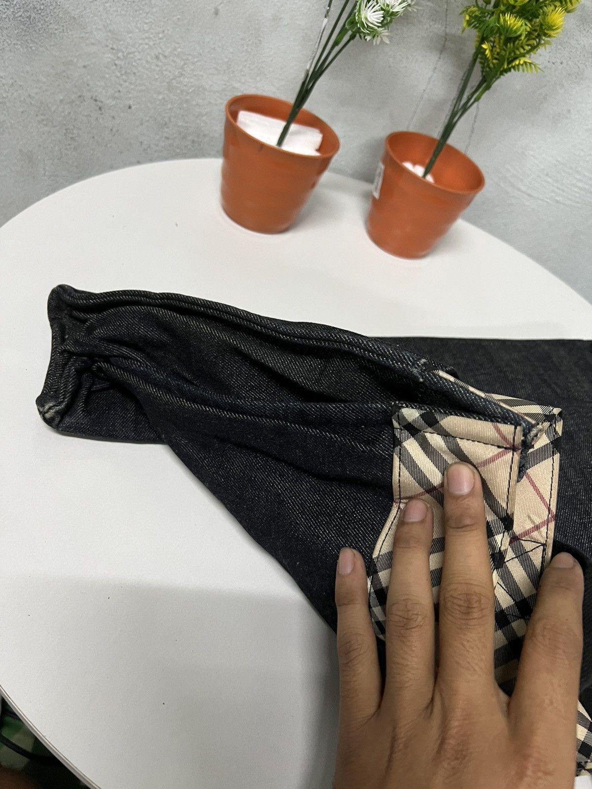 Burberry Vintage Burberry Denim nova Check Size ONE SIZE - 7 Thumbnail
