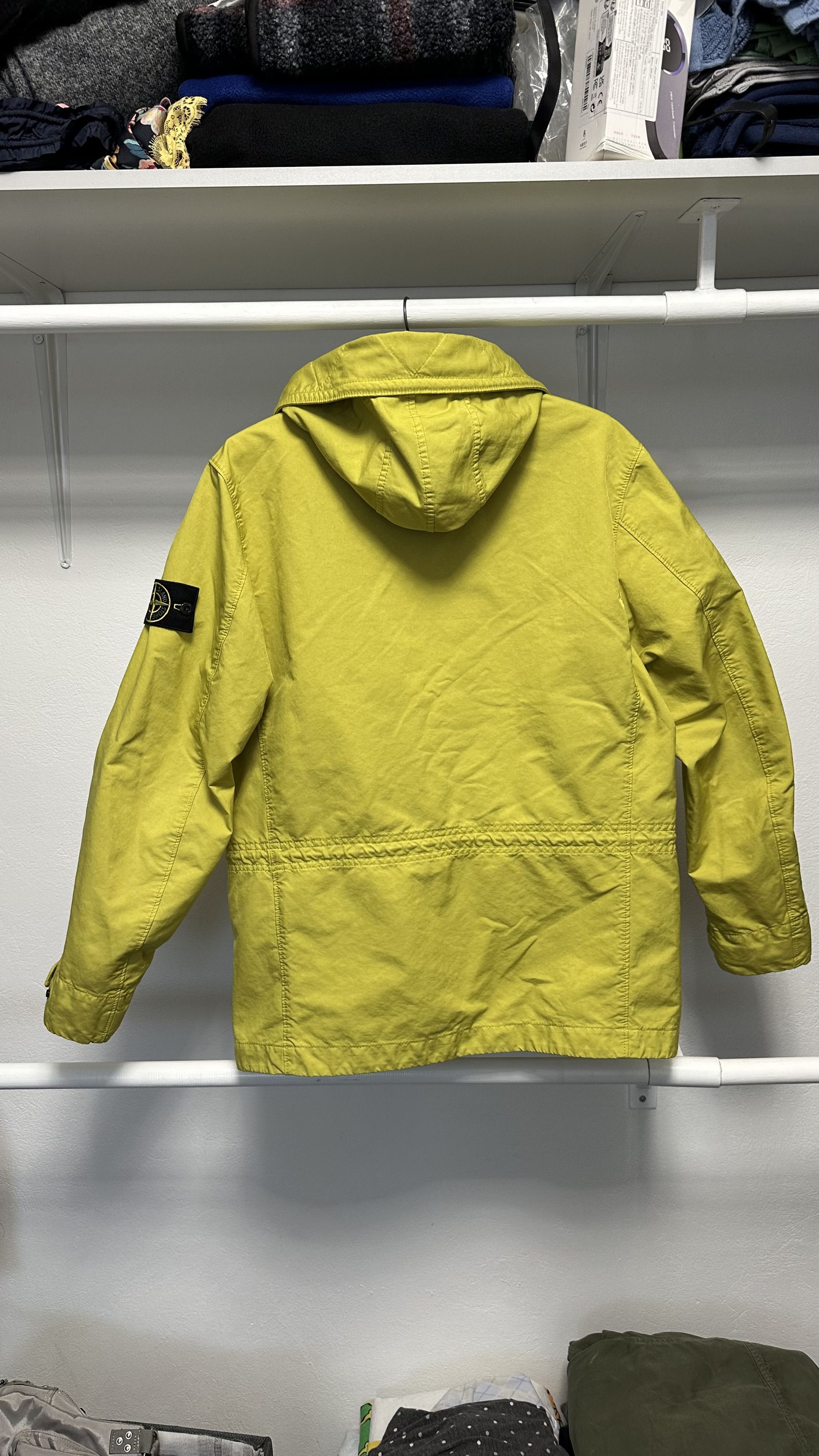 Stone Island Stone Island Yellow David TC Garment Dyed Parka Jacket Size US S / EU 44-46 / 1 - 11 Thumbnail