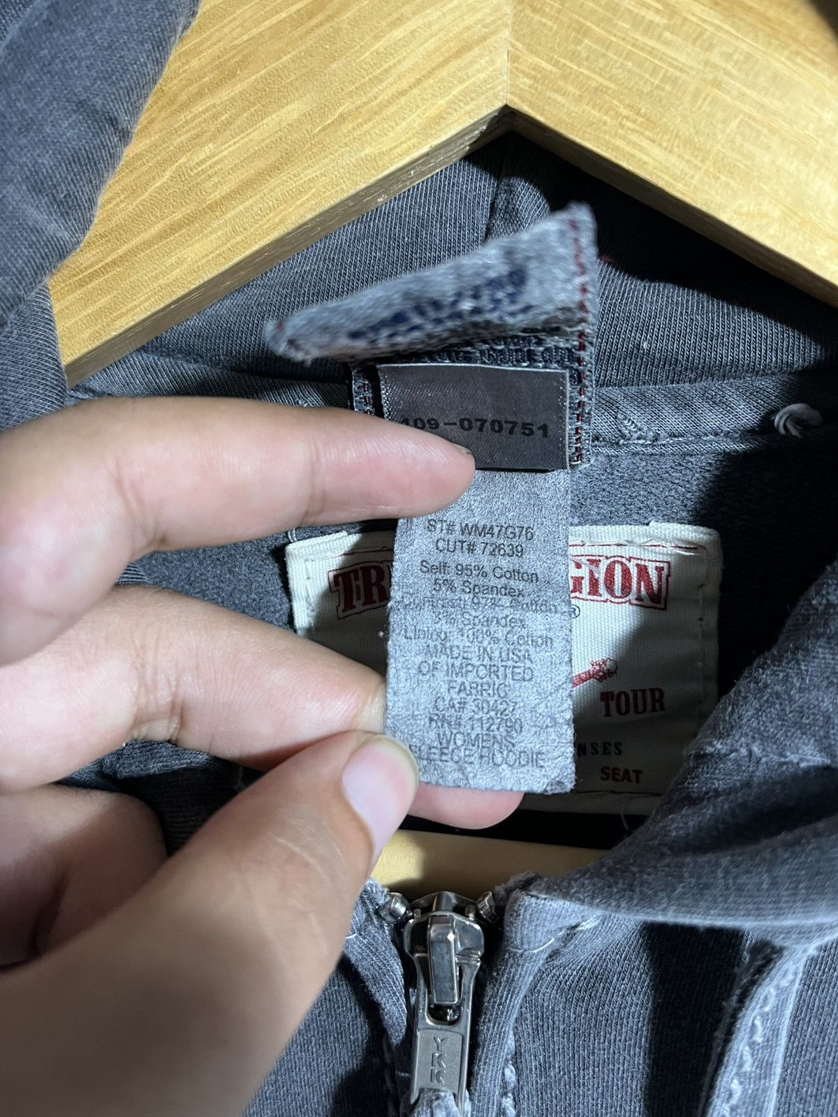 True Religion True Religion I6W9 Punk Seditionaries Hoodie Size XS / US 0-2 / IT 36-38 - 16 Thumbnail